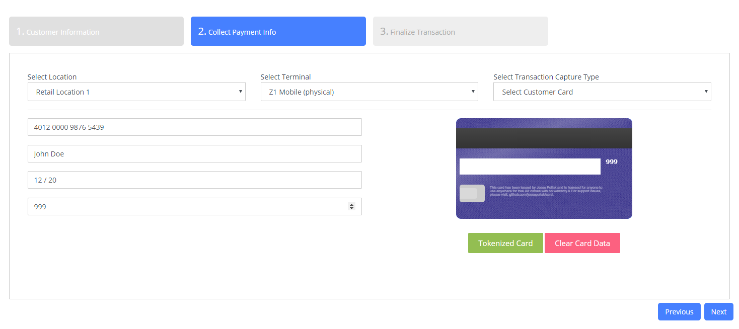 Start Sale - Step Two